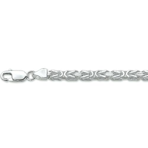 HC Collier, zilver koningsschakel 3,5mm. (lengte: 50cm.) - 17286