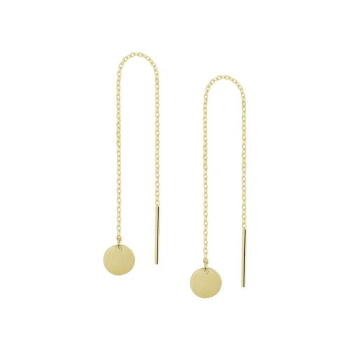 HC Oorhangers, 14krt.goud (lengte 6,5cm.) - 17304