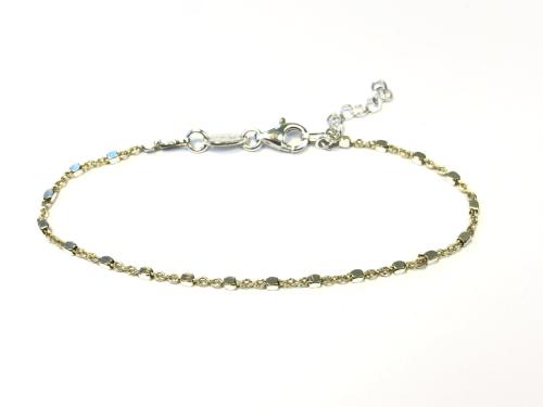 My iMenso Armband, model 27-00667 zilver/verguld (lengte 16-18,5cm.) - 17352