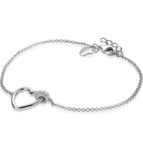 Zinzi Armband, model ZIA1755 (open Hart) - 17411