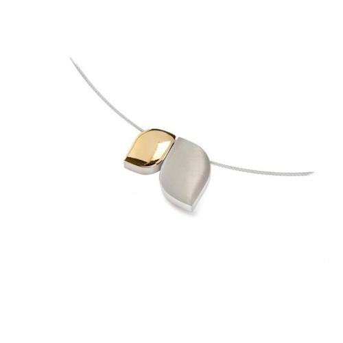 Boccia Hanger, titanium model 07009-01 tulp 2x2cm. (excl.collier) - 18143