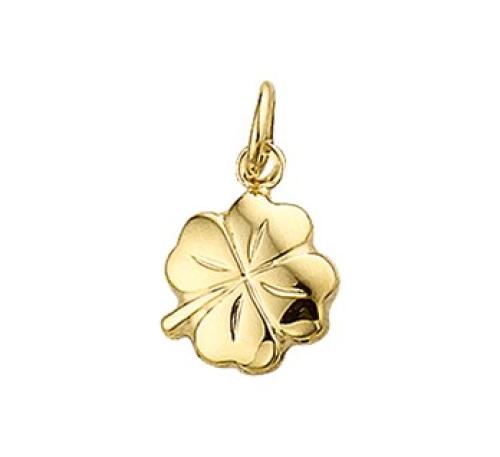 HC Hanger 14krt.goud klaver (10mm.) - 18189