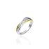 HC Ring, zilver/verguld met zirconia - 18237