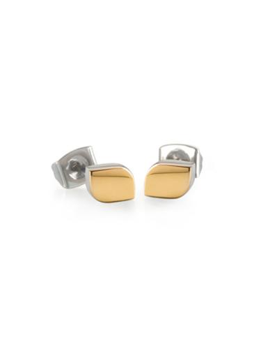 Boccia Oorknoppen, titanium model 05008-03 (8x5mm.) - 18242