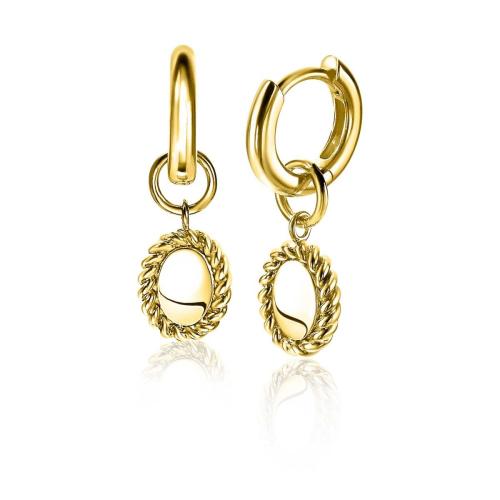 Zinzi Oorbedels, model ZICH1975G excl. oorringen (10x8mm.) - 18547