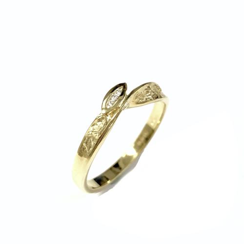 Sueno Ring, model 97078  14krt.goud met 0.016ct.diamant (maat 17,75) - 18671