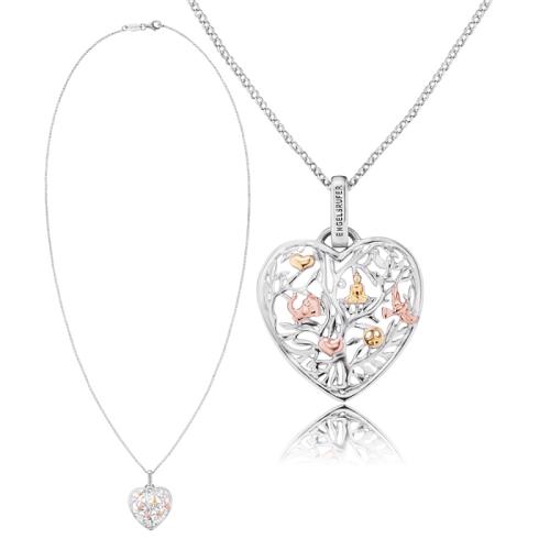 Engelsrufer Hanger, model ERN-HEARTTREE-TRICO (incl.collier: 50cm.) - 18794