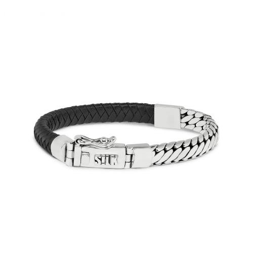 Silk Armband, model 854BLK (lengte 21cm) - 18826