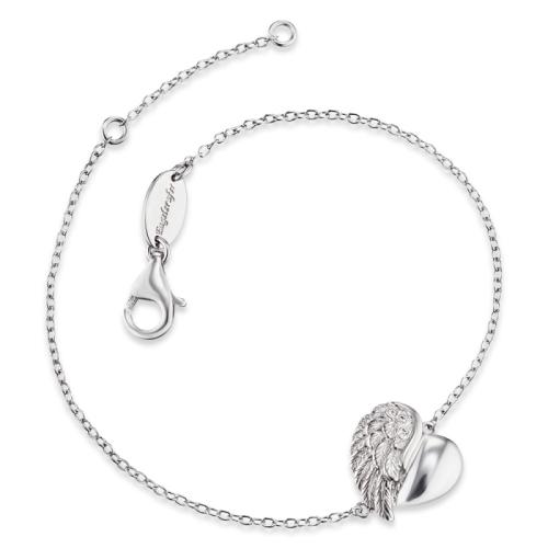 Engelsrufer Armband, model ERB-LILHEARTWING (Lengte:17-19cm.) - 18827