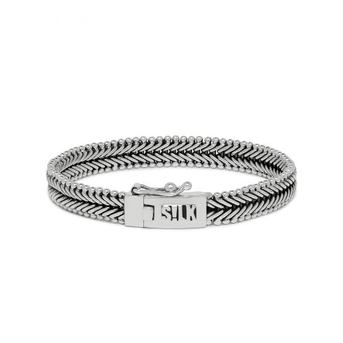 Silk Armband, model 235 breedte:9mm.(lengte 19cm) - 18903