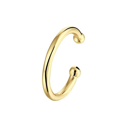 Earcuff, zilver geel verguld (13x2mm.) - 18983