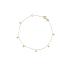 Jackie Armband, 14krt.goud Bubbles (lengte: 17-19cm.) - 19059