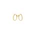 Jackie klap-oorringen, 14krt.goud Mini Dots (10x1mm.) - 19066
