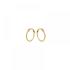 Jackie klap-oorringen, 14krt.goud Twist (10x1mm.) - 19068