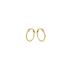 Jackie klap-oorringen, 14krt.goud Twist (10x1mm.) - 19068