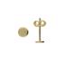 Jackie Oorknoppen, 14krt.goud Discs (5mm.) - 19069
