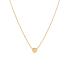 Jackie Collier, 14krt.goud Plain Heart(lengte: 38-42cm.) - 19077