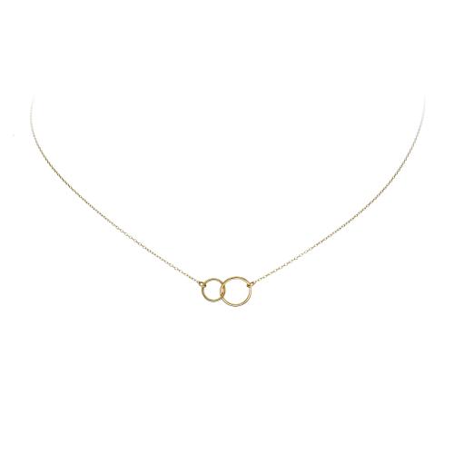 Jackie Collier, 14krt.goud Double Trouble (lengte: 42-45cm.) - 19078