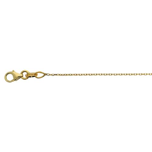 Jackie Collier, 14krt.goud anker 0,8mm. (lengte verstelbaar: 40-43-45cm.) - 19082