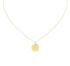 Jackie Hanger, 14krt.goud 12mm. met diamant (excl.collier) - 19090