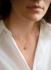 Jackie Hanger, 14krt.goud 12mm. met diamant (excl.collier) - 19090