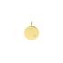 Jackie Hanger, 14krt.goud 12mm. met diamant (excl.collier) - 19090