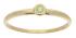 Jackie Ring,14krt.goud met peridoot (kastje:4mm.) maat 54 - 19095