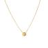 Jackie Collier, 14krt.goud discje 5mm. Plain Circle (lengte: 40-45cm.) - 19202