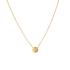 Jackie Collier, 14krt.goud discje 5mm. Plain Circle (lengte: 40-45cm.) - 19202