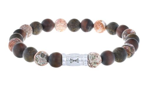 AZE Jewels Armband, model AZ-BS011-B Monte Rosa (Maat 19 Rekband) - 19250