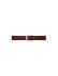 HC Horlogeband, 18mm - L.Bruin - Gevuld - met Stiksel - Alligator print - 19595