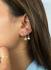 Jackie Oorbedel, 14krt.goud "star" (6mm.) 1 stuks excl.oorring - 19698