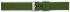 HC Horlogeband, Groen - 18mm. - Flexibele Silicone band met RVS gesp. - 19909
