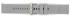 HC Horlogeband, Grijs - 22mm. - Flexibele Silicone band met RVS gesp. - 19920