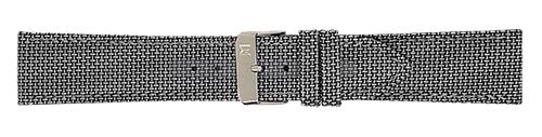 Horlogeband, 22mm - Grijs - Nylon (Kevlar Velvet) - 19929