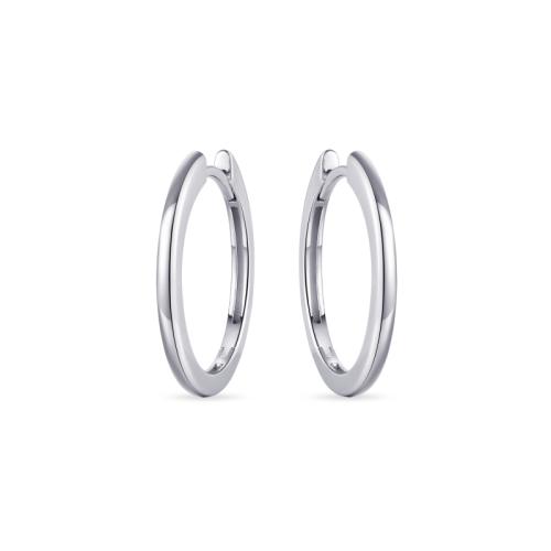 Oorringen, zilver (2x22mm) - 20095
