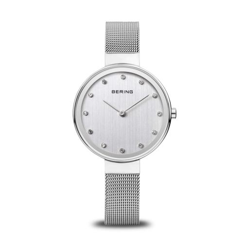 Bering Dameshorloge Quartz, model 12034-000 Zilverkleur. - 20136