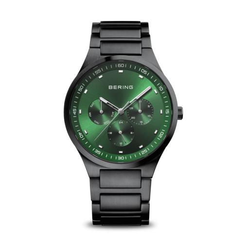 Bering Herenhorloge Quartz, model 11740-728 Black-Green - 20141