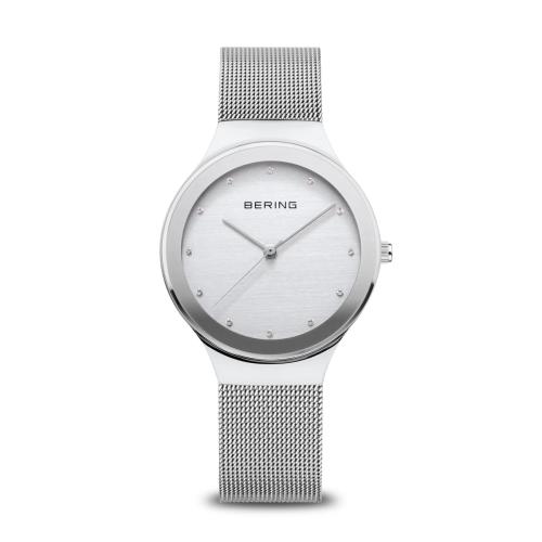 Bering Dameshorloge Quartz, model 12934-000, Zilverkleurig. - 20156