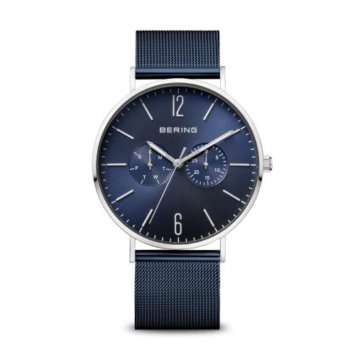 Bering Herenhorloge Quartz, model 14240-303 Blauw. - 20160