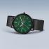 Bering Herenhorloge Quartz, model 14240-128 Groen/Zwart. - 20161