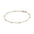Jackie Armband, 14krt.goud Bahia Oval (lengte: 17,5-19cm.) - 20255