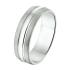 Amorio Ring, zilver gerhodineerd breedte 6.5mm.  (maat 20,5)  GLADDE RING - 20274