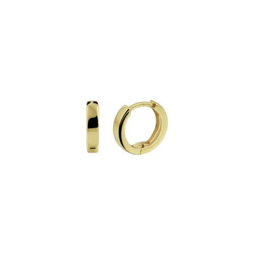 Oorringen, 14krt.goud (11x2,5mm.) - 20278