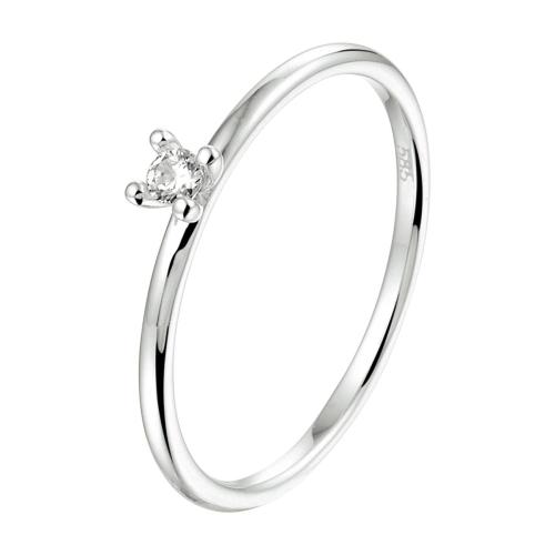 Ring, 14krt.goud met zirconia (maat 17,25) - 20286