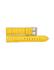 Alligator print calf leather strap, mat. With strong case and buckle connection, stitched loop and stainless steel buckle. This strap has soft leather lining and is super flexible - 20311