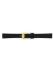 Horlogeband 14mm Zwart - 20316