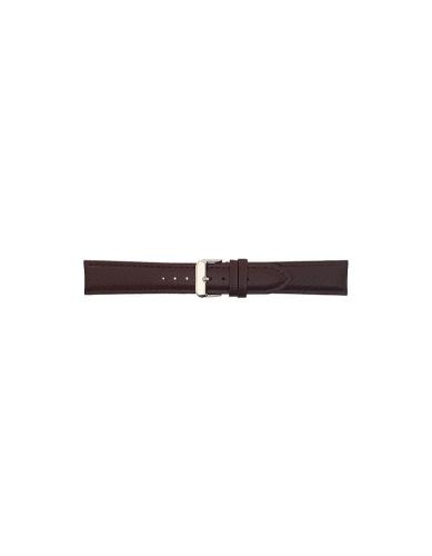 BBS Bison grained calf leather watch strap. Padded and fitted with solid stainless steel buckle. Like all BBS watch straps, this one has a soft nubuck lining and a reinforced case connection - 20317