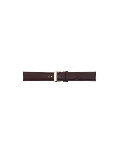 BBS Bison grained calf leather watch strap. Padded and fitted with solid stainless steel buckle. Like all BBS watch straps, this one has a soft nubuck lining and a reinforced case connection - 20317