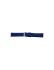 Alligator print calf leather watch strap, mat. Blauw - 20324